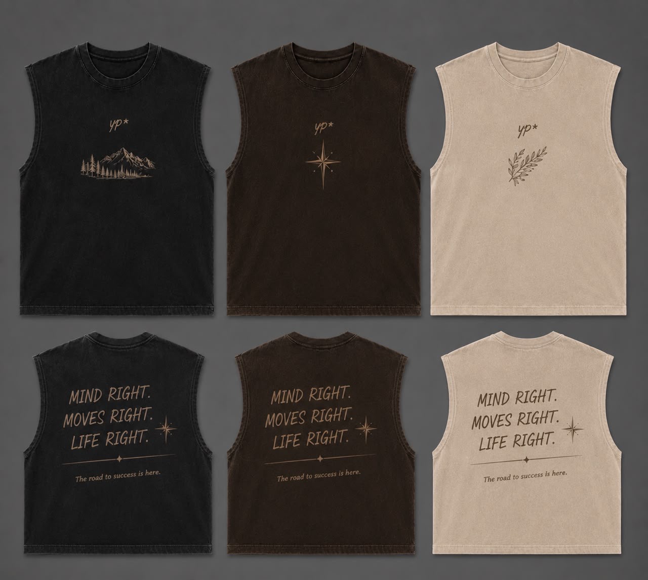 Black Papilo shirt front and back